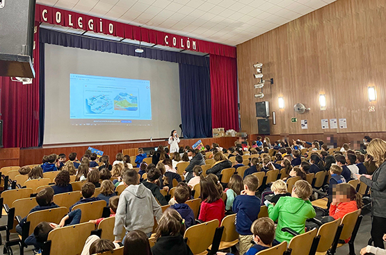 Foto programa en Colegio