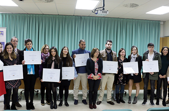 Alumnos premiados TFM y TFG Universidad de Huelva