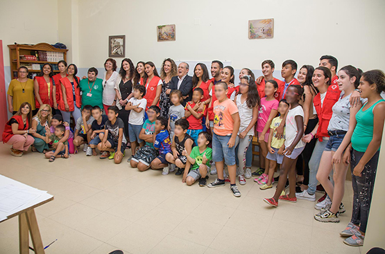 Foto grupo Campamento Cruz Roja