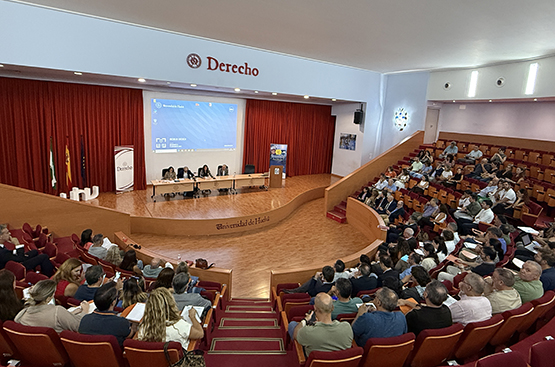 Foto del evento en la UHU