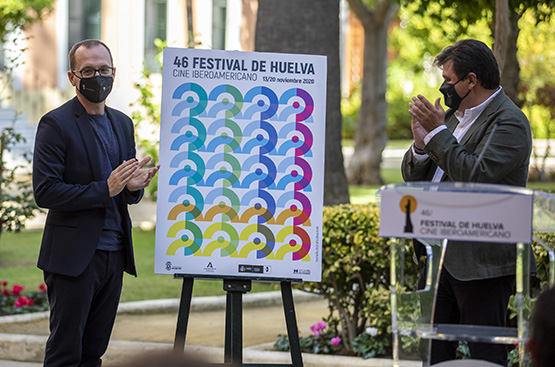 Foto Alcalde y director festival cine
